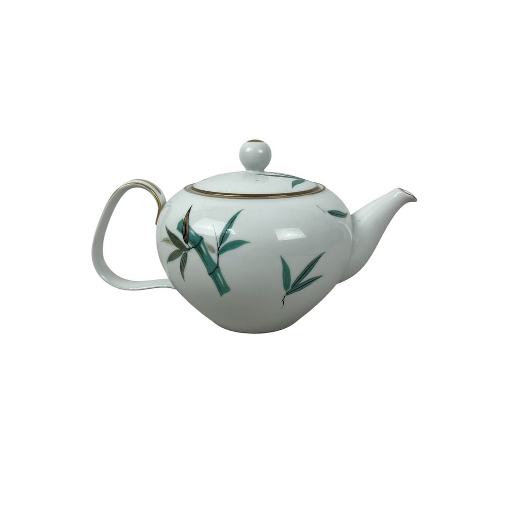 Noritake 5440 China Bamboo Teapot C. 1959